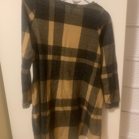 Plaid Sweater Dress for Women - Picture 6 of 7